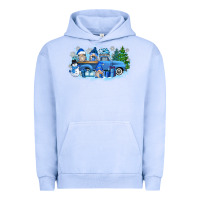 Pigment Grape Ice snow gnome truck Urban Hoodie - Zillion Design Studio