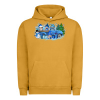 Pigment Peanut Butter snow gnome truck Urban Hoodie - Zillion Design Studio