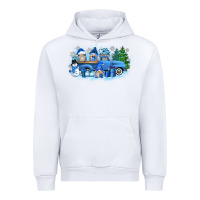 White snow gnome truck Urban Hoodie - Zillion Design Studio