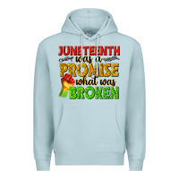 Blue Mist juneteenth was a promise what was broken Premium Hoodie - texasbilliewilder