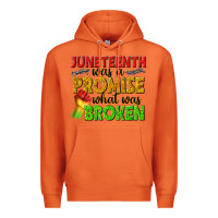 Carrot juneteenth was a promise what was broken Premium Hoodie - texasbilliewilder