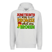Dove Grey juneteenth was a promise what was broken Premium Hoodie - texasbilliewilder