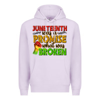 Lilac juneteenth was a promise what was broken Premium Hoodie - texasbilliewilder