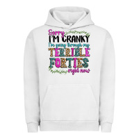 Pigment Lunar Rock sorry im cranky im going through my terrible forti Urban Hoodie - texasbilliewilder