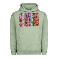 Pigment Oil Green Western easter brush stroke Urban Hoodie - RanaPortraitStore