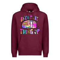 Burgundy back that thing up Premium Hoodie - Zillion Design Studio