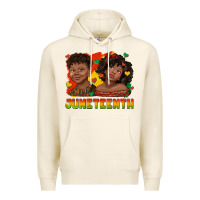 Tofu juneteenth with afro black kids Premium Hoodie - texasbilliewilder