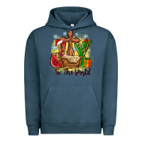 Pigment Midnight Navy joy to the world Urban Hoodie - Zillion Design Studio