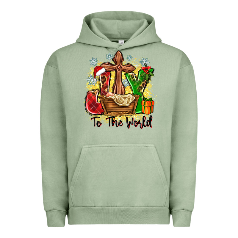 Joy To The World Urban Hoodie by Zillion Design Studio | Teevron