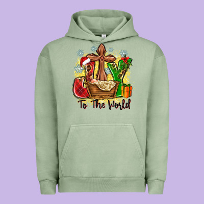 Joy To The World Urban Hoodie Designed By Zillion Design Studio