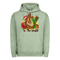 Pigment Oil Green joy to the world Urban Hoodie - Zillion Design Studio