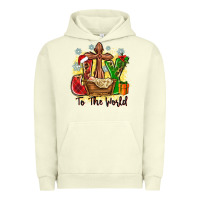 Pigment Pistachio joy to the world Urban Hoodie - Zillion Design Studio