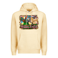 Pina Colada happy easter rooster chicken and chick Premium Hoodie - RanaPortraitStore