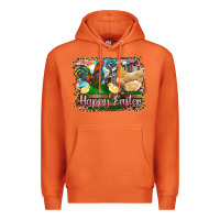 Carrot happy easter rooster chicken and chick Premium Hoodie - RanaPortraitStore