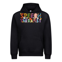Black speech therapist Urban Hoodie - texasbilliewilder