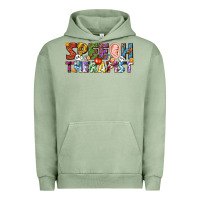 Pigment Oil Green speech therapist Urban Hoodie - texasbilliewilder
