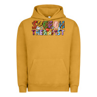 Pigment Peanut Butter speech therapist Urban Hoodie - texasbilliewilder