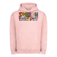 Pigment Salmon speech therapist Urban Hoodie - texasbilliewilder