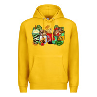 Lemon tiger coffee cups Premium Hoodie - Zillion Design Studio