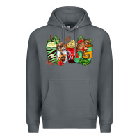 Rock tiger coffee cups Premium Hoodie - Zillion Design Studio