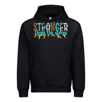 Black stronger than the storm Urban Hoodie - texasbilliewilder