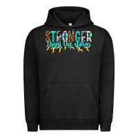 Pigment Black stronger than the storm Urban Hoodie - texasbilliewilder