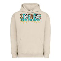 Pigment French Oak stronger than the storm Urban Hoodie - texasbilliewilder