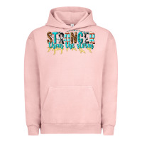 Pigment Salmon stronger than the storm Urban Hoodie - texasbilliewilder