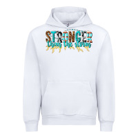 White stronger than the storm Urban Hoodie - texasbilliewilder