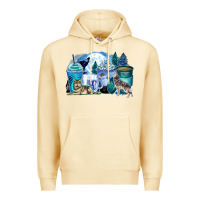 Pina Colada wolf coffee cups Premium Hoodie - Zillion Design Studio