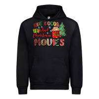 Black hot cocoa and christmas movies Urban Hoodie - Zillion Design Studio
