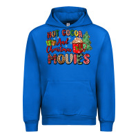 Cobalt hot cocoa and christmas movies Urban Hoodie - Zillion Design Studio