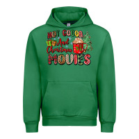 Emerald hot cocoa and christmas movies Urban Hoodie - Zillion Design Studio