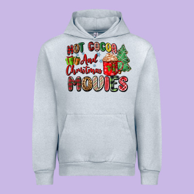 Hot Cocoa And Christmas Movies Urban Hoodie Designed By Zillion Design Studio