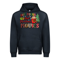 Navy hot cocoa and christmas movies Urban Hoodie - Zillion Design Studio