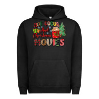 Pigment Black hot cocoa and christmas movies Urban Hoodie - Zillion Design Studio