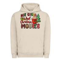 Pigment French Oak hot cocoa and christmas movies Urban Hoodie - Zillion Design Studio