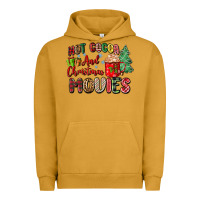 Pigment Peanut Butter hot cocoa and christmas movies Urban Hoodie - Zillion Design Studio