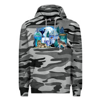 Slate Camo wolf coffee cups Premium Hoodie - Zillion Design Studio