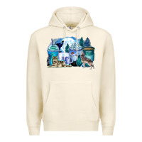 Tofu wolf coffee cups Premium Hoodie - Zillion Design Studio