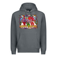Rock Happy Easter Roosters Premium Hoodie - RanaPortraitStore