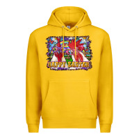 Lemon Happy Easter Roosters Premium Hoodie - RanaPortraitStore