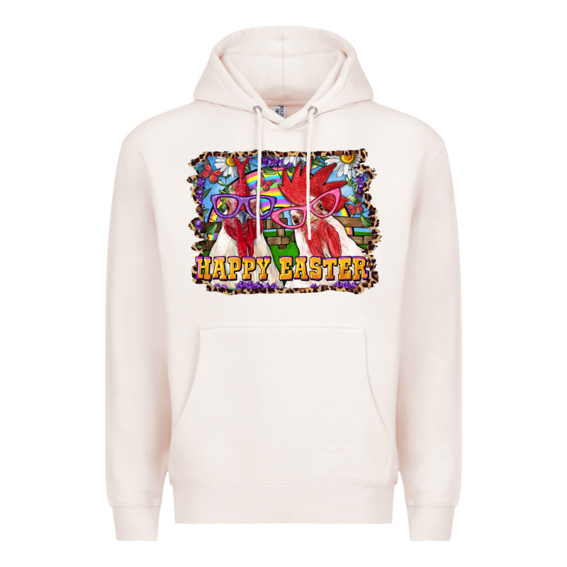 Happy Easter Roosters Premium Hoodie by RanaPortraitStore | Teevron