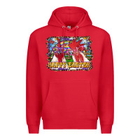 Red Happy Easter Roosters Premium Hoodie - RanaPortraitStore