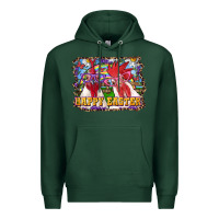 Sports Green Happy Easter Roosters Premium Hoodie - RanaPortraitStore