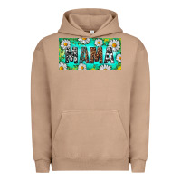 Pigment Burro Turquoise and Daisy Mama Urban Hoodie - RanaPortraitStore