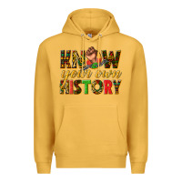 Mustard know your own history Premium Hoodie - texasbilliewilder