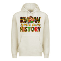 Oatmeal Heather know your own history Premium Hoodie - texasbilliewilder