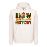 Pale Pink know your own history Premium Hoodie - texasbilliewilder