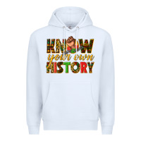 White know your own history Premium Hoodie - texasbilliewilder